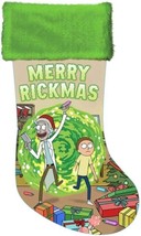 Rick &amp; Morty - Merry RICKMAS Holiday Stocking by Kurt Adler Inc. - £14.94 GBP