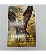 Dave Con April 8-10th 2022 Minneapolis MN Convention advertisement Flyer - €8,48 EUR