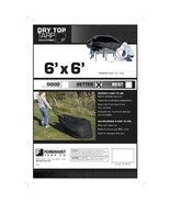 Dry Top 50066 Heavy Duty Tarp 6&#39; X 6&#39;, Polyethylene, Black - £14.86 GBP