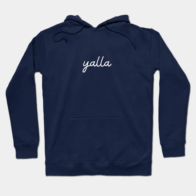 Yalla - White Hoodie - $36.99