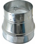 Imperial 5-in x 4-in Galvanized Steel Duct Reducer - £14.58 GBP