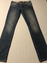 Anthropologie Pilcro Women&#39;s Denim Stet Distressed Skinny Jeans Size 25 X 30 - £28.22 GBP