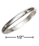 Sterling Silver 2mm High Polish Wedding Band Ring - £35.96 GBP