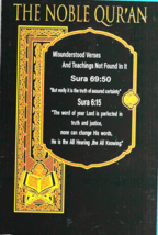 The Noble Qur&#39;an Misunderstood Versus And Teachings Not Found In It - £13.54 GBP