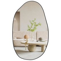 Irregular Wall Mirror, Asymmetrical Mirror Wall Mounted, Unique Vanity Mirror,Sh - £94.82 GBP
