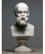 Socrates Greek Philosopher Teacher Handmade Bust Head Statue Sculpture 5... - $56.94 CAD