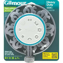 Gilmour 859563-1004 Circular Turret Sprinkler w/Metal Ring Base, 8-Pattern - $16.82