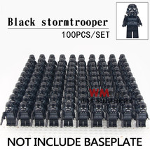100pcs/set Clone Black Stormtroopers Star Wars MiniFigures Building Blocks  - £111.90 GBP