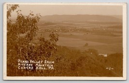 Centre Valley Penns Valley from Nittany Mountain View 1 RPPC Postcard E25 - £7.92 GBP