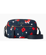 Kate Spade chelsea whimsy floral camera Nylon Crossbody w/ Coin Card Cas... - $114.05