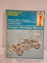 Haynes Chevrolet Chevette &amp; Pontiac T1000 Owners Workshop Manual - $16.09