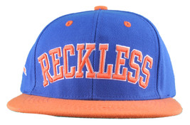 Young &amp; Reckless La Blocco Blu Reale Arancione Snapback Cappellino Baseball Nwt - £12.01 GBP