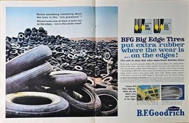 B.F. GOODRICH - Tires - Junk Yard - Big Edge Tires -1962 VTG Print Ad - $11.17