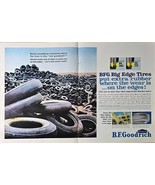 B.F. GOODRICH - Tires - Junk Yard - Big Edge Tires -1962 VTG Print Ad - $15.22 CAD