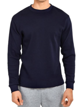 Goodfellow Mens Long-Sleeve Cotton Waffle Knit Thermal Shirt Sz S NAVY NWT - £6.04 GBP