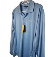 Men's Long Sleeve Polo Shirt - Light Blue - L - Greg Norman - $7.84