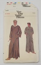 *L36) Vintage Very Easy Vogue Design Sewing Robe Patterns Men Caftan Medium - $19.79