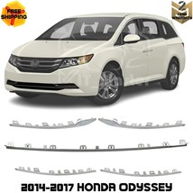 Front Bumper Grille Chrome Molding Trim Kit For 2014-2017 Honda Odyssey - $187.00