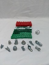 Lot Of (87) Monopoly Player Pieces Houses Hotels Dice - £34.01 GBP