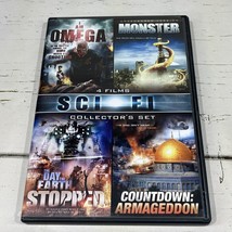 Sci-Fi Collector&#39;s Set 4 Films DVD - I am Omega, Monster, The Day The Earth Stop - £2.13 GBP