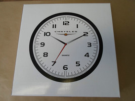 Chrysler Logo Quartz Wall Clock Official Licensed Chrysler Black White W... - $25.34