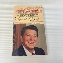 Sincerely Ronald Reagan Biography Paperback by Helene Von Damm Berkley Book 1980 - £9.59 GBP