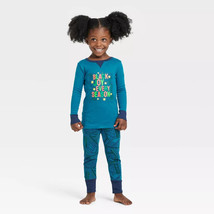 Toddler Joy Print Matching Family Pajama Set - Wondershop™ Blue Size 2T - $16.82