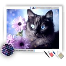 Cosmic Cat Whispers - Diamond Painting Kit - £15.87 GBP+