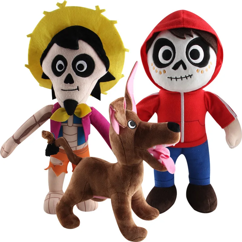 Movie COCO Pixar Plush 30cm Miguel Hector Dante Dog Death Pepita Stuffed Soft To - £11.29 GBP