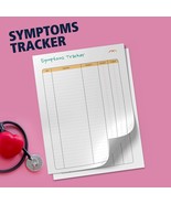 Personal Symptoms Tracker, Autoimmune Diseases, Health Wellness Log - $37.22 MXN
