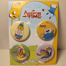 Adventure Time Pin Buttons Set of Four Official Cartoon Network Collecti... - $10.69