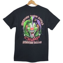 Rick Fairless Strokers Dallas Jester Clown Joker Graphic Biker T Shirt -... - $16.83