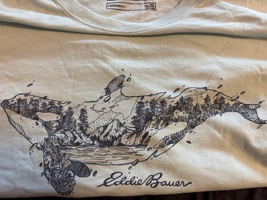 Eddie Bauer lt. blue men's tee sz.2XL - $7.92