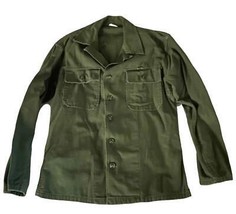 Vintage U.S.Militare Vietnam Era Satinato Cotone Camicia - £64.89 GBP