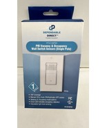 Motion Sensor Wall Switch PIR Vacancy &amp; Occupancy Sensor YT-C1WT01 Neutr... - $13.83 CAD