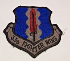 USAF Air Force 33d Fighter Wing Patch Nomads used duty worn United States - £6.11 GBP