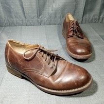 Born Mens Brown Leather Shoes Size 11M H49416 Lace-Up, Goodyear Welt - £13.35 GBP