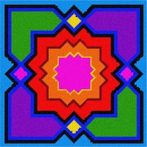 Pepita Needlepoint Canvas: Sukkah Star 4, 10&quot; x 10&quot; - £62.15 GBP+