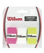 Wilson - WRZ401500- COMFORT Tennis Pro Racquet Pack of 3 Overgrip - Asso... - £23.83 GBP