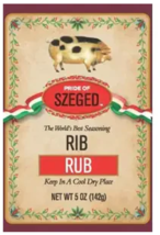 Pride of Szeged Spices - Rib Rub 142g - $6.58