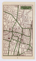 1951 Original Vintage Map Of Hartford Connecticut Downtown Business Center - £15.53 GBP