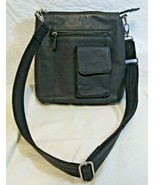 Gun Toten Mamas GTM Black Leather Concealed Carry Purse Crossbody Organi... - $69.99