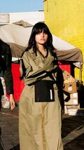 Very Rare HYEIN SEO The Border Beige Oversized Unisex Trench Coat Size M - €126,57 EUR