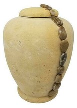 Large/Adult 220 Cubic In. Natural Sand Ocean Pebbles Biodegradable Cremation Urn - £238.93 GBP