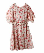 Women Dress Rabbit Designs Women&#39;s Floral Dress Sz 10 - $301.39 MXN