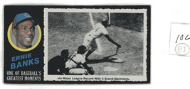 1971 T C G Topps Ernie Banks One of Baseball&#39;s Greatest Moments #36 - $69.99