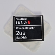 SanDisk Ultra II 2GB CF Compact Flash Genuine Camera Memory Card - £10.99 GBP