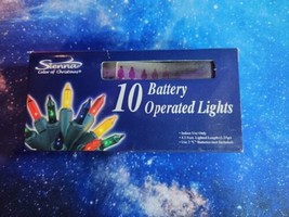 10 Pink Mini Lights Indoor Christmas Lights Battery Operated - £3.79 GBP