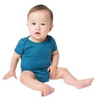 American Apparel Bulk Lot 72 Pc Baby Short-Sleeve One Piece Galaxy Blue ... - $1,416.45 MXN