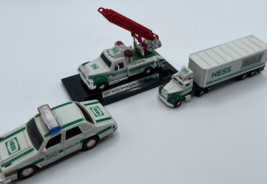 Hess Toy Truck Lot 2003 Police Car 2007 Rescue Truck 2006 18 Wheeler &amp; R... - £15.12 GBP